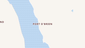 Port O'Brien, Alaska map