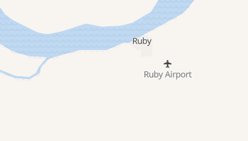 Ruby, Alaska map