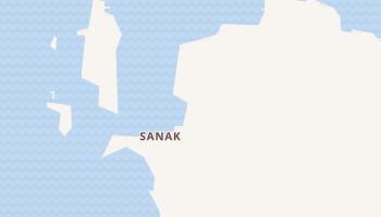 Sanak, Alaska map