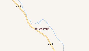 Silvertip, Alaska map