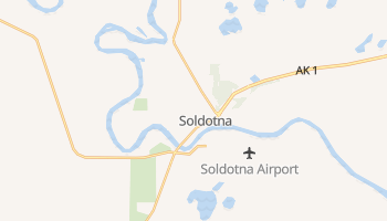 Soldotna, Alaska map