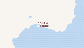 Squaw Harbor, Alaska map