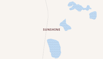 Sunshine, Alaska map