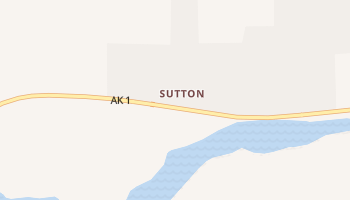 Sutton, Alaska map
