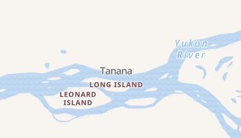 Tanana, Alaska map