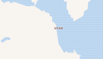 Uyak, Alaska map