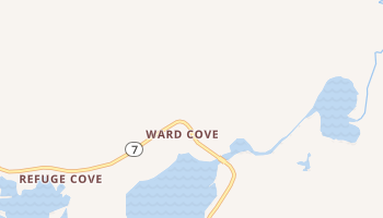 Ward Cove, Alaska map