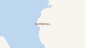 Waterfall, Alaska map