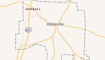 Abbeville, Alabama map