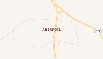 Aberfoil, Alabama map