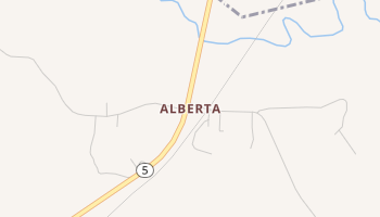 Alberta, Alabama map