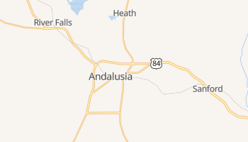 Andalusia, Alabama map