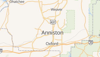 Anniston, Alabama map
