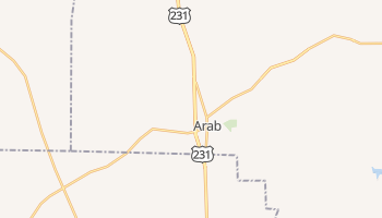 Arab, Alabama map