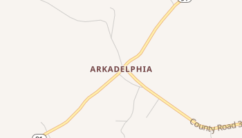 Arkadelphia, Alabama map