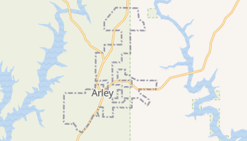Arley, Alabama map