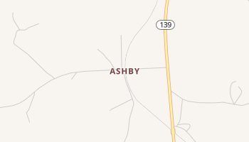 Ashby, Alabama map
