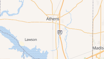 Athens, Alabama map