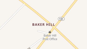 Baker Hill, Alabama map