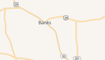 Banks, Alabama map