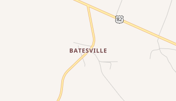 Batesville, Alabama map