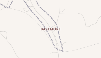 Bazemore, Alabama map