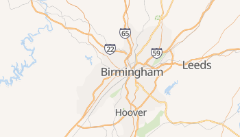 Birmingham, Alabama map