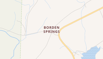 Borden Springs, Alabama map