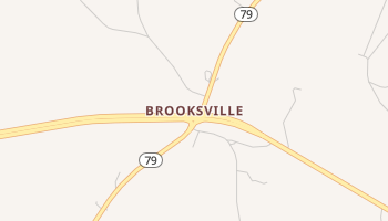 Brooksville, Alabama map