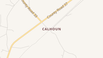 Calhoun, Alabama map