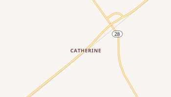 Catherine, Alabama map