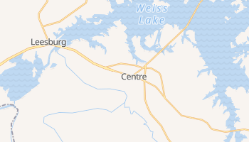 Centre, Alabama map