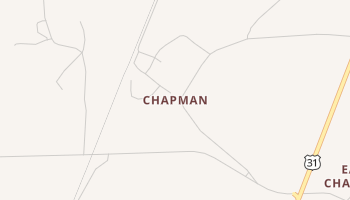 Chapman, Alabama map