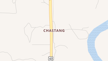Chastang, Alabama map