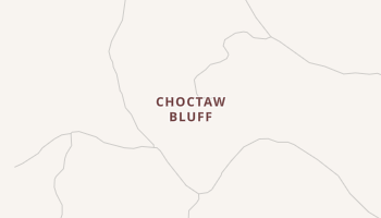 Choctaw Bluff, Alabama map