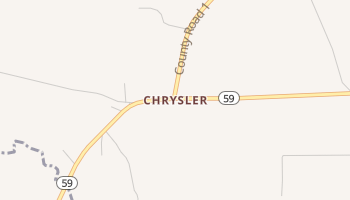 Chrysler, Alabama map