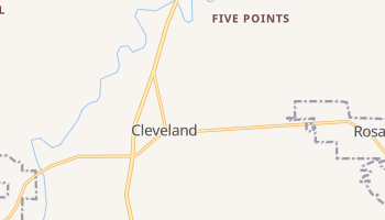 Cleveland, Alabama map
