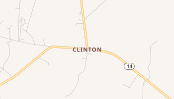 Clinton, Alabama map