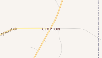 Clopton, Alabama map
