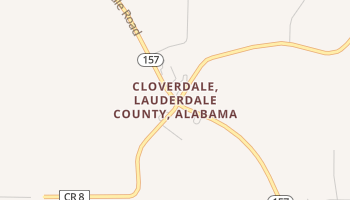 Cloverdale, Alabama map