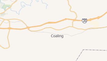 Coaling, Alabama map