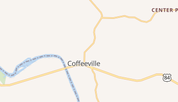 Coffeeville, Alabama map