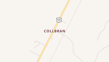 Collbran, Alabama map