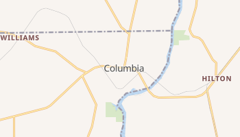 Columbia, Alabama map