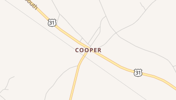 Cooper, Alabama map