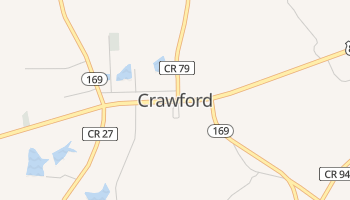 Crawford, Alabama map