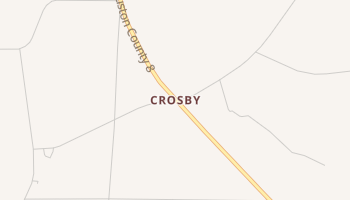 Crosby, Alabama map