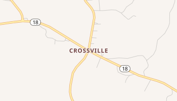 Crossville, Alabama map