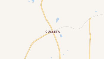 Cusseta, Alabama map