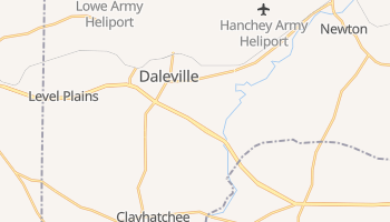 Daleville, Alabama map